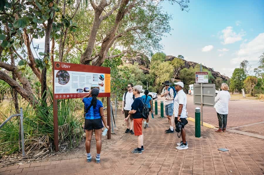 From Darwin: Kakadu Wilderness Escape & Rock Art Day Tour - Cahills Crossing and crocodile country