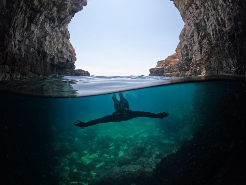 From Fažana: snorkeling at sea cave and Brijuni Island - The first 30 minutes: Fažana to Pula’s breakwater