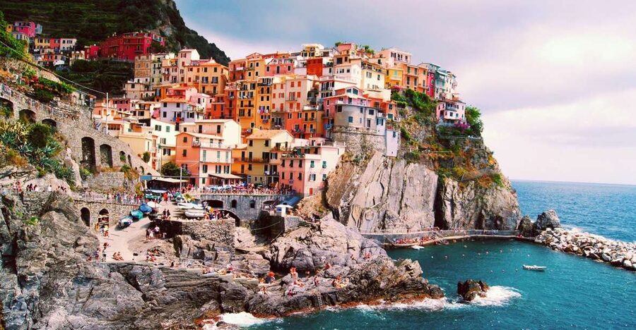 From Florence: Full-Day Private Cinque Terre Tour with Pisa - Manarola brings the first Cinque Terre views
