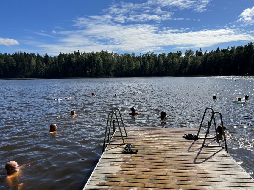From Helsinki: Hike and Sauna in Sipoonkorpi National Park - Campfire lunch with lake views
