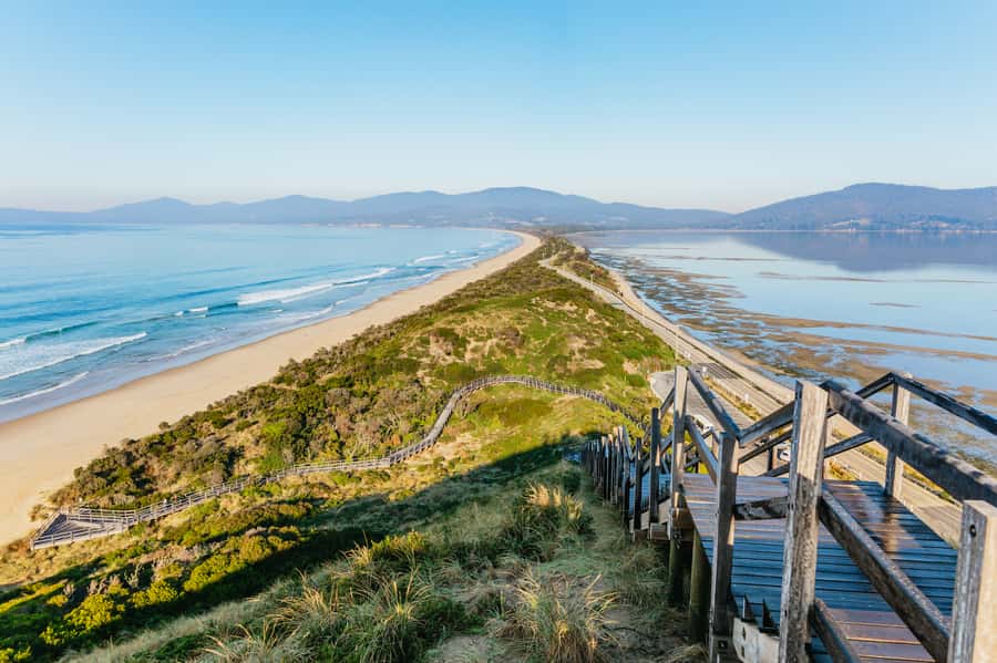 From Hobart/Adventure Bay: Bruny Island Wilderness Cruise - The route to Breathing Rock and the sea caves