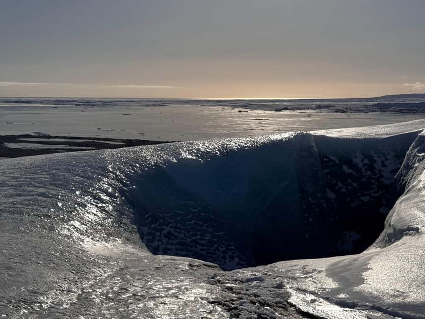 From Jökulsárlón: Vatnajökull Easy Level Glacier Hike - What walking on the ice feels like