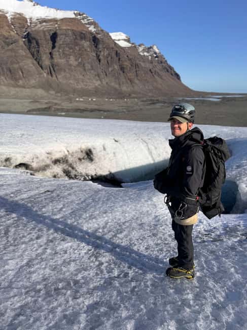 From Jökulsárlón: Vatnajökull Easy Level Glacier Hike - The guide makes the ice easier to understand