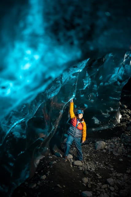 From Jökulsárlón: Vatnajökull Glacier Blue Ice Cave Tour - Walking toward Breiðamerkurjökull