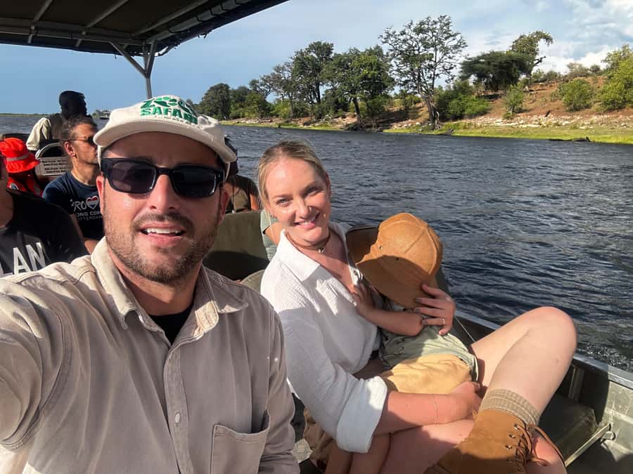 From Kasane: Chobe River Sunset Cruise - From Kasane accommodation to the Chobe River Jetty