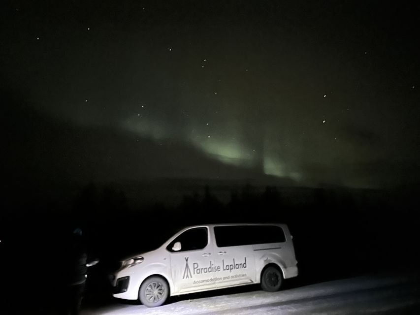 From Kiruna: Abisko National Park Northern Lights Tour - Swedish fika beside the snow