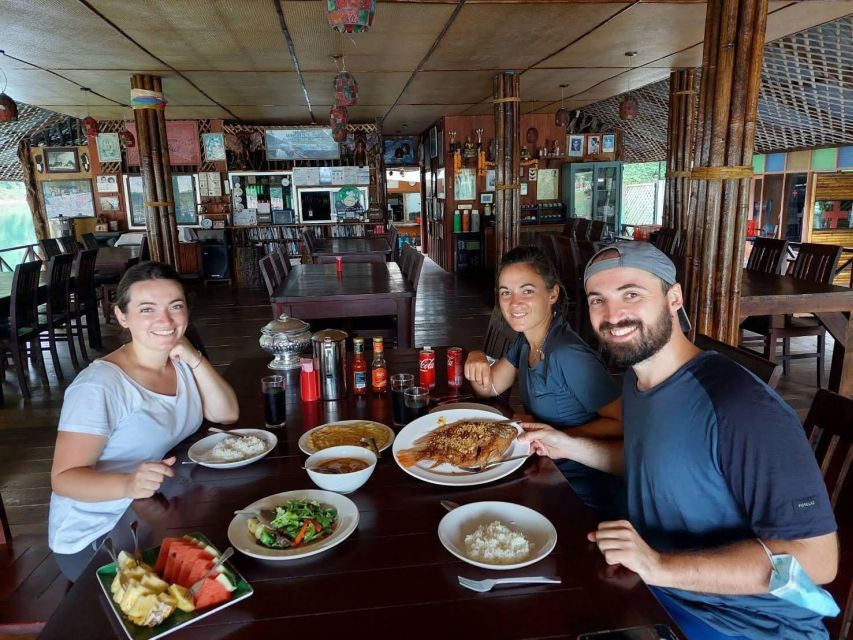 From Krabi: Cheow Lan Lake Cruise and Khao Sok Jungle Hike - Lunch at Praiwan Raft House