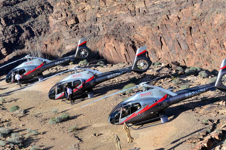 From Las Vegas: Grand Canyon Skywalk Express Helicopter Tour - Pickup, group size, and practical details