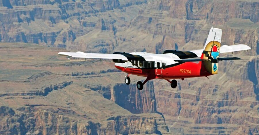 From Las Vegas: Grand Canyon West Rim Airplane Tour - Boulder City Check-In and the Small Plane