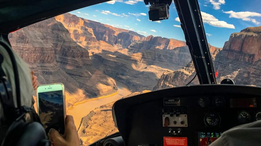 From Las Vegas: Grand Canyon West Rim Helicopter Tour - The flight begins with a smooth Las Vegas pickup