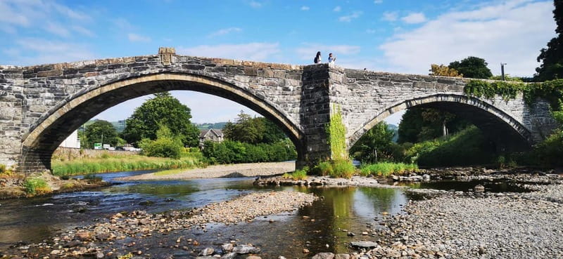 From Llandudno: Portmeirion, Snowdonia and Castles Tour - The Conwy Valley and the ride home