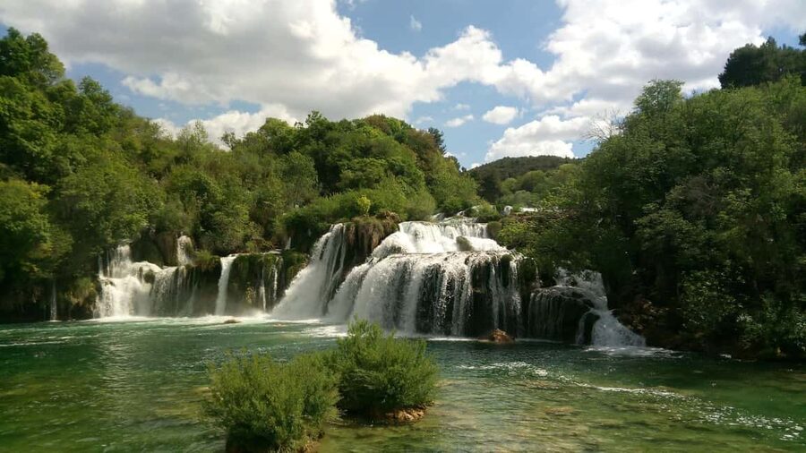 From Makarska: Krka Waterfalls & Šibenik Day Trip - Park tickets can change the value