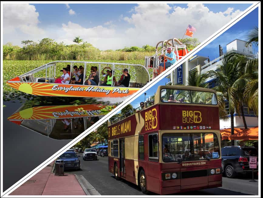 From Miami: Everglades, Wildlife Show, & Hop-on Hop-off Tour - Starting from Soundscape Park or Bayside Marketplace