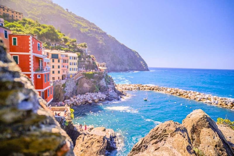 From Milan:Cinque Terre National Park with Limoncino Tasting - Riomaggiore brings the classic cliffside view