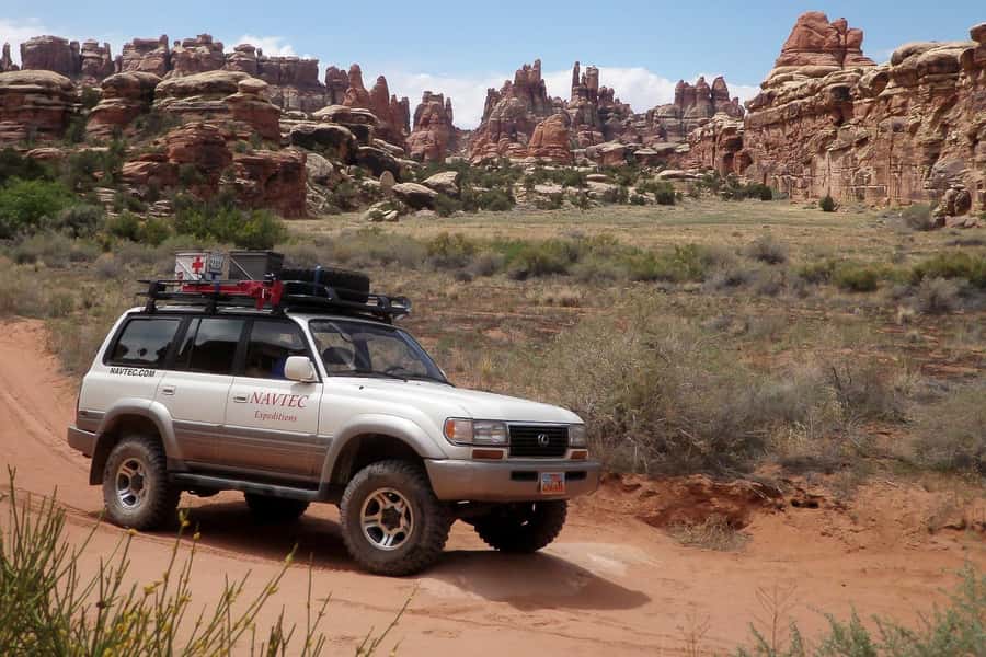 From Moab: Canyonlands Needle District 4x4 Tour - The ride back to Moab
