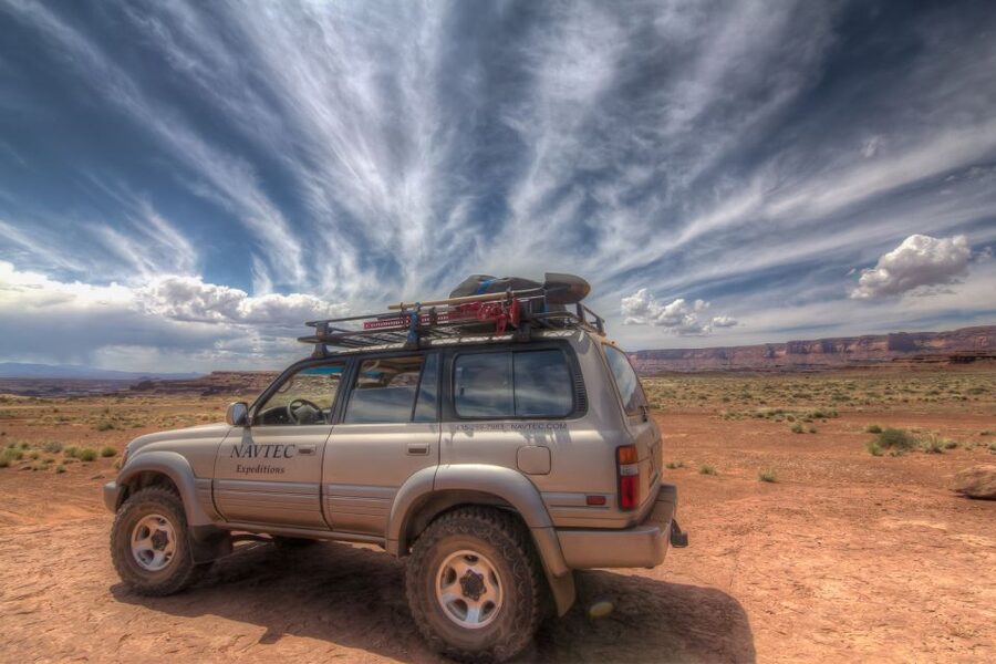 From Moab: Full-Day Canyonlands and Arches 4x4 Driving Tour - Petroglyphs, river views, and Musselman Arch