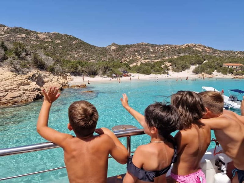 From Palau: La Maddalena Archipelago 4 Stops Boat Tour - Budelli: pink sand and a swim from the boat
