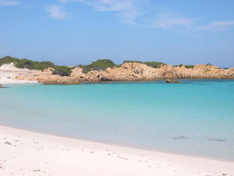 From Palau: La Maddalena Archipelago 4 Stops Boat Tour - The crossing past Testa della Strega