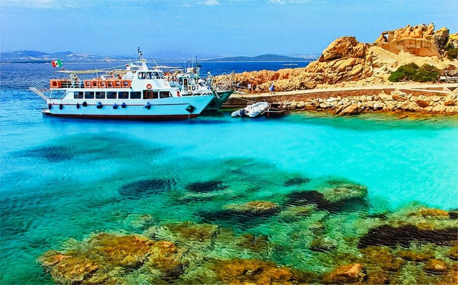 From Palau: La Maddalena Archipelago Day Tour by Boat - Pink Beach and Budelli’s natural pools