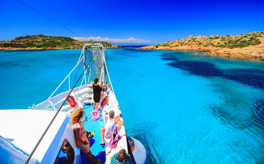 From Palau: La Maddalena Archipelago Day Tour by Boat - La Maddalena town: a change of pace after the beaches