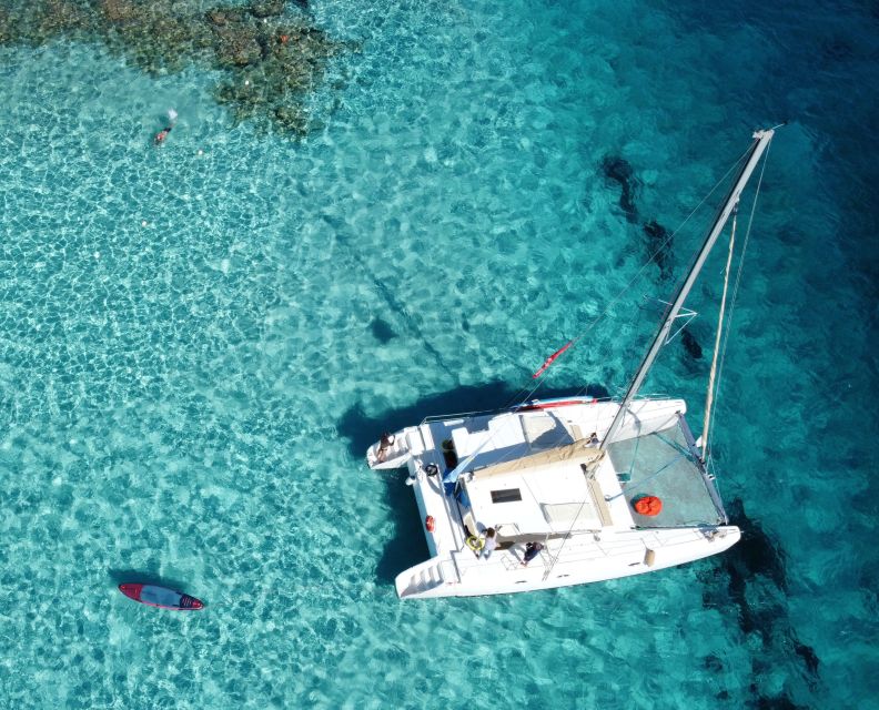 From Palau: Maddalena Archipelago Catamaran Tour with Lunch - Spargi, Budelli, and Santa Maria: what the stops offer