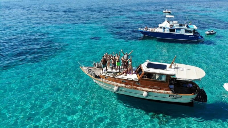 From Palau: Wooden Boat Tour to La Maddalena Archipelago - Leaving Palau for the archipelago