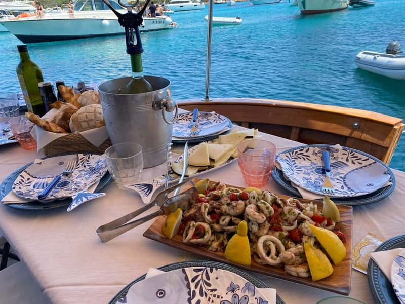 From Palau: Wooden Boat Tour to La Maddalena Archipelago - Swimming, snorkeling, and the SUP board
