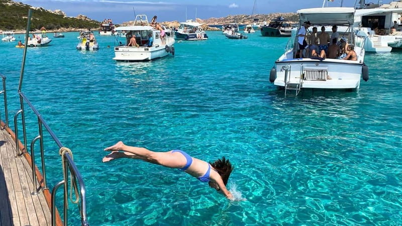From Palau: Wooden Boat Tour to La Maddalena Archipelago - Spargi and the first swim