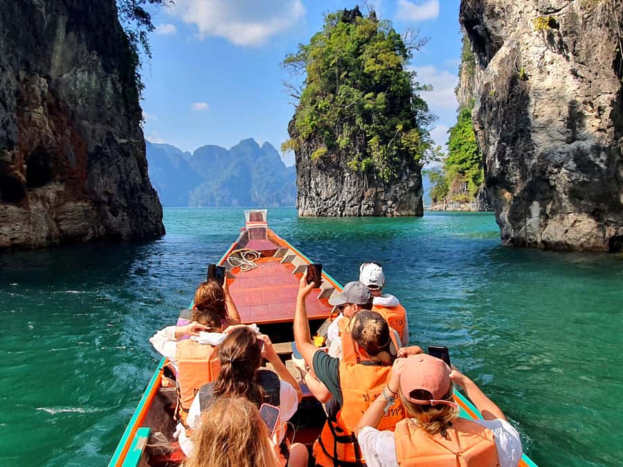 From Phuket : Explore Cheow Lan Lake Khao Sok : All Included - Diamond Cave and the change of pace
