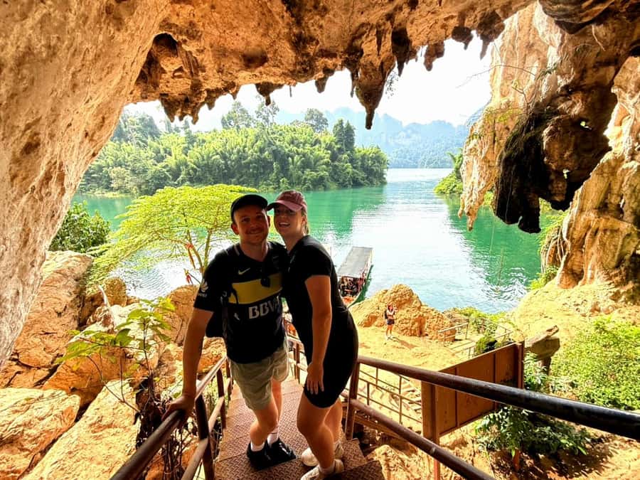 From Phuket : Explore Cheow Lan Lake Khao Sok : All Included - Rajjaprabha Dam and the first boat ride