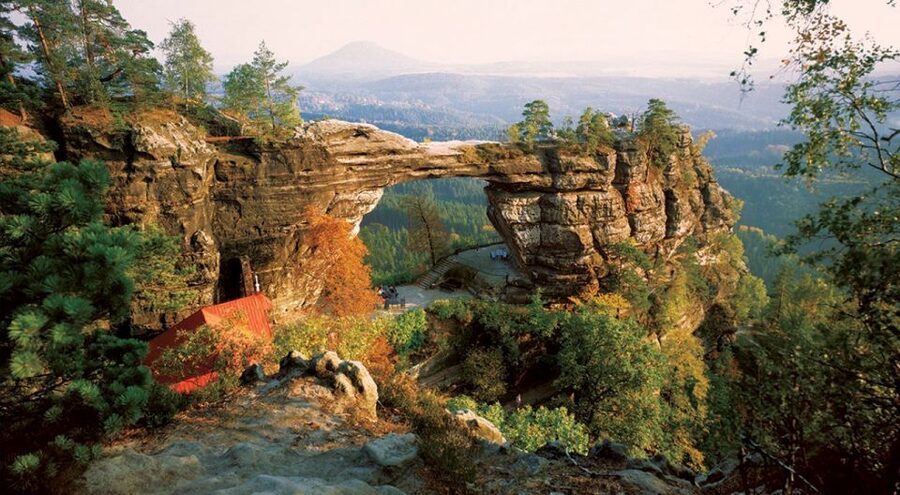 From Prague: Bohemian & Saxon Switzerland Semi Private Tour - Hřensko, snacks, and the Kamenice River