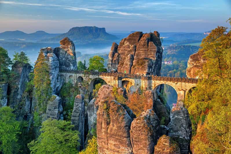From Prague: Tour to Saxon and Bohemian Switzerland - Bastei Bridge, the easy opening walk