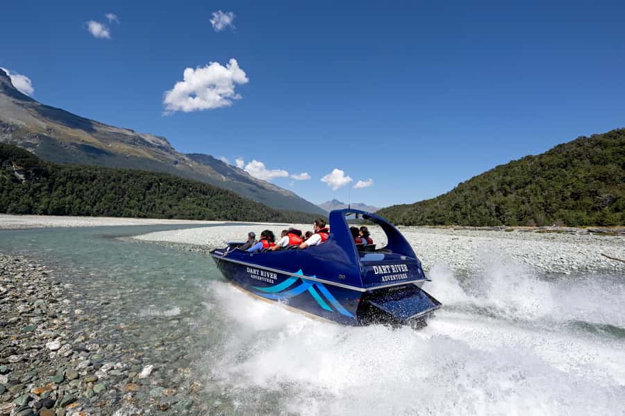 From Queenstown: Dart River Wilderness Jet Boat Experience - The first run up the Dart River
