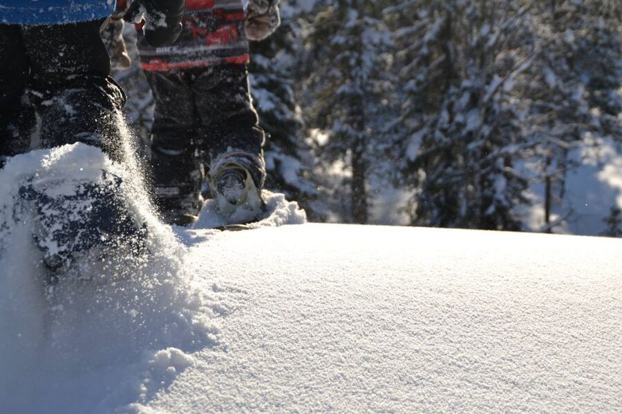 From Ruka: Snowshoeing in Oulanka National Park - Myllykoski mill and the sound of winter water