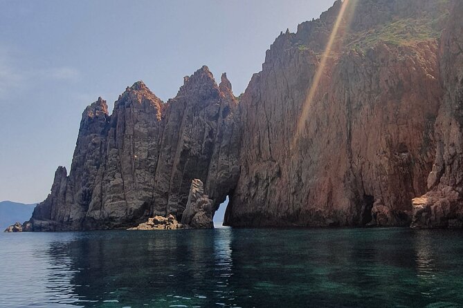 From Sagone/Cargèse: Scandola Calanques Piana Girolata Swimming - Two hours in Girolata