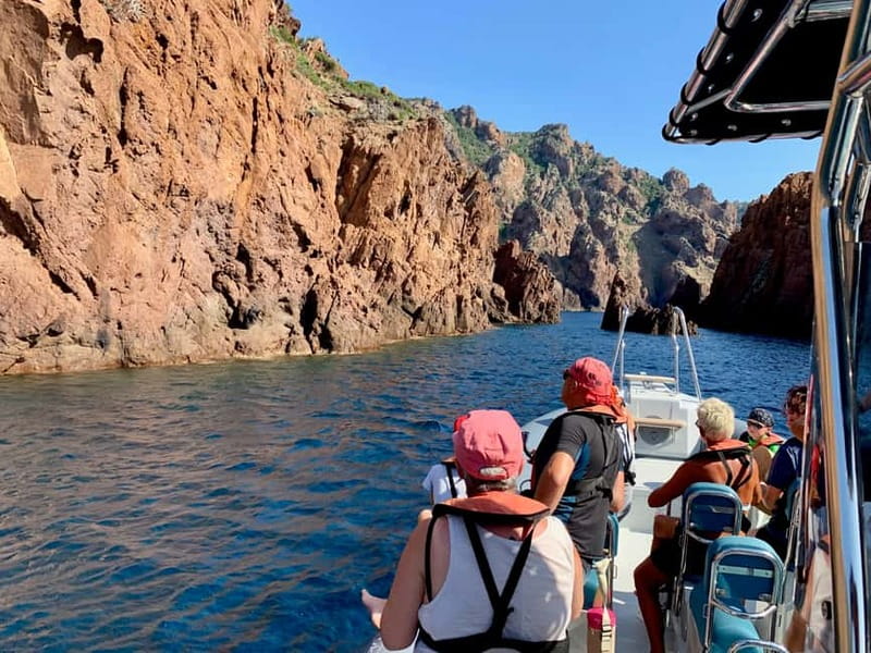 From Sant Ambroggio: Scandola, Girolata & Calanques de Piana - Girolata, the village without a road