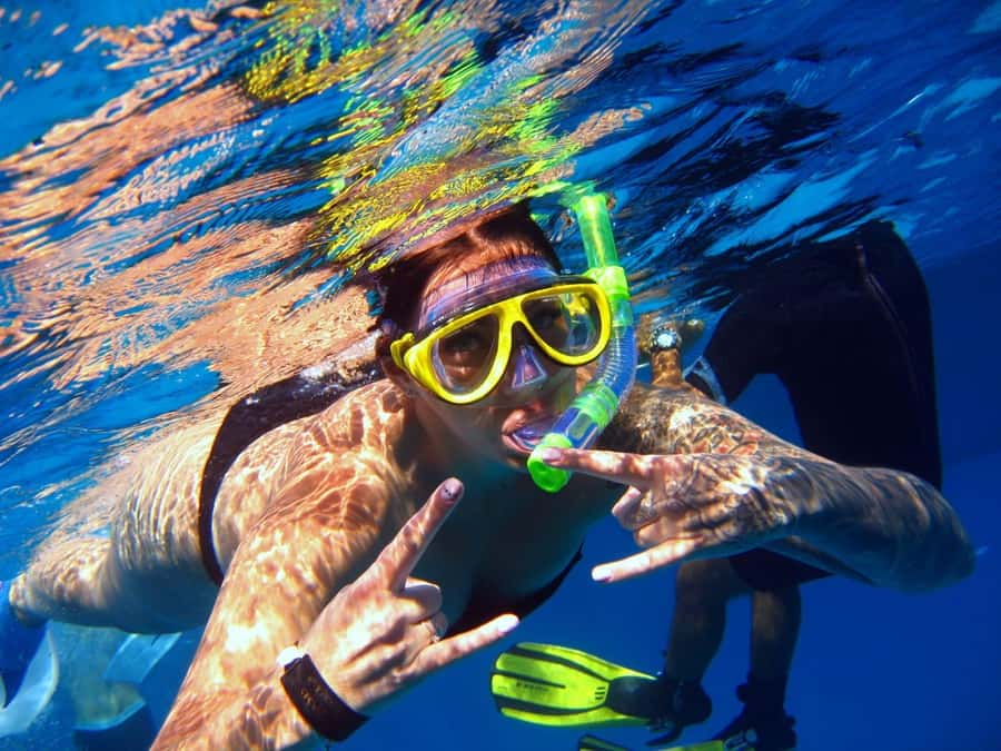 From Sharm: Ras Mohammed snorkeling cruise & optional diving - Sailing Out From Watanya Marina