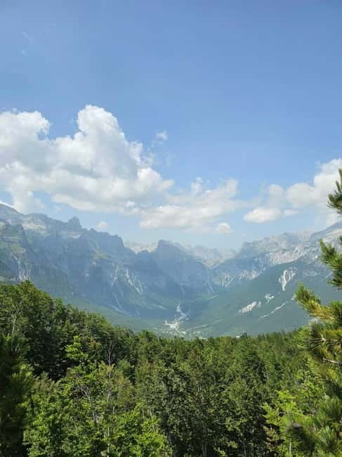 From Shkoder: Theth Full-Day-Tour, With lunch. - The view from Qafa e Thores at 1,680 meters