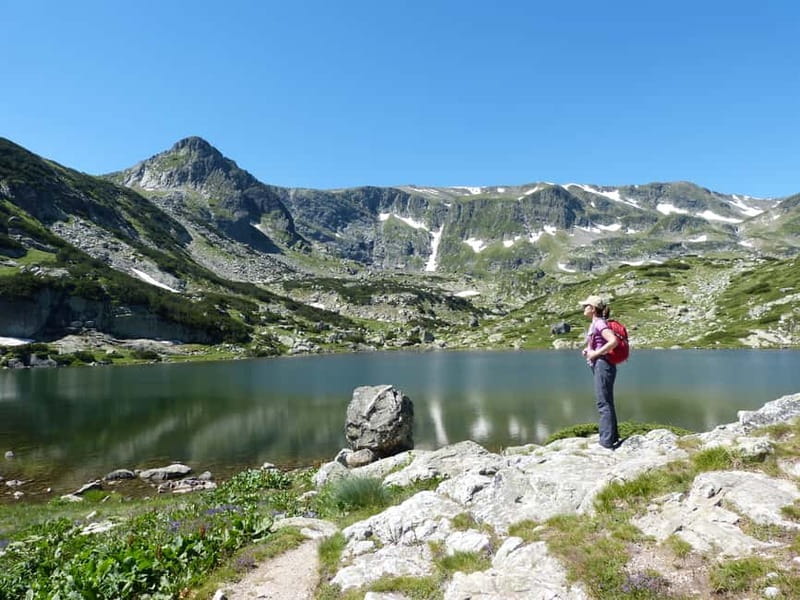 From Sofia: 7 Rila Lakes Hiking & Thermal Spa Day Tour - The first lakes: Ribnoto, Trilistnika, and Bliznaka