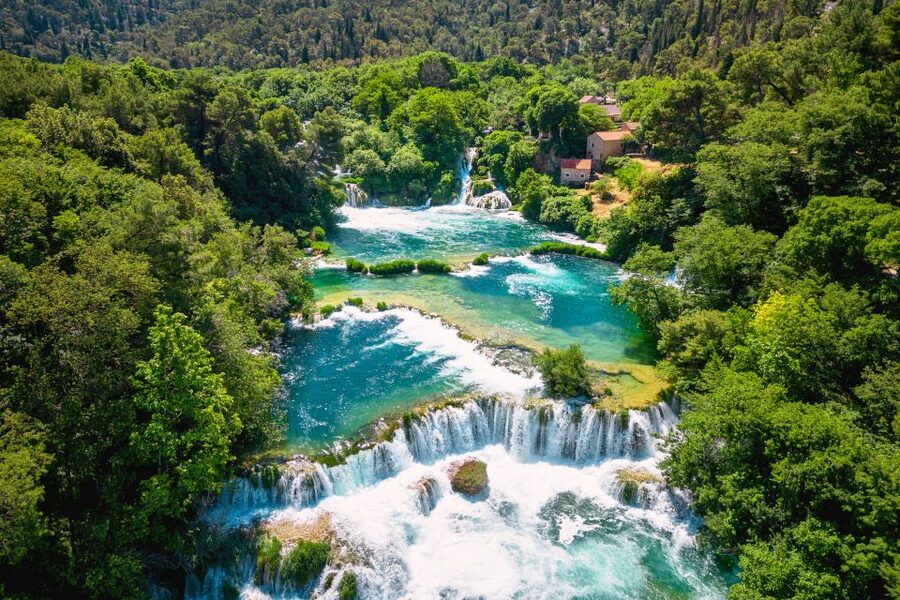 From Split: Krka National Park Tour - Entering Krka by Boat