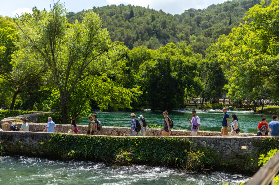 From Split: Krka Waterfalls day tour & wine tasting - Wine, cheese, and olive oil in Skradin