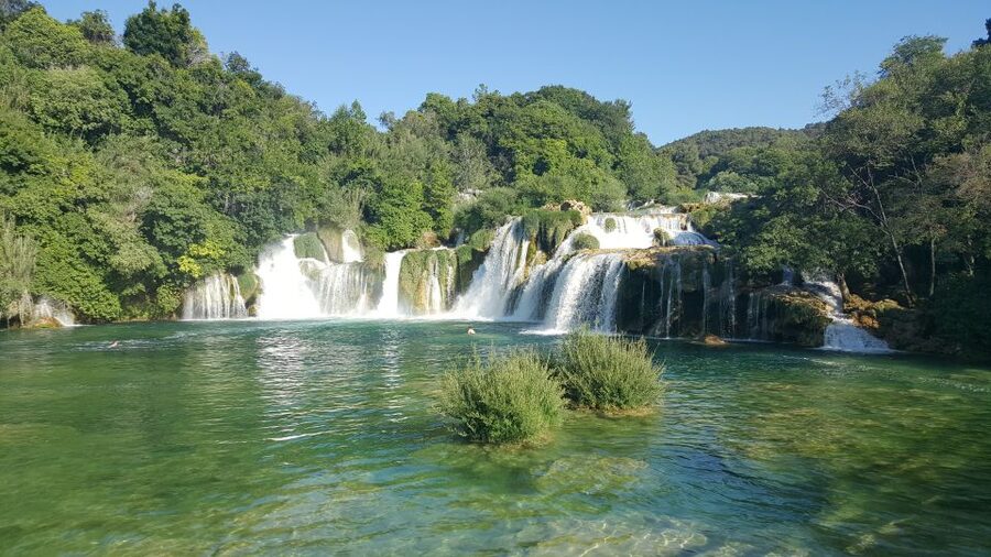 From Split & Trogir: Krka Waterfalls and Primošten - Two Dalmatian highlights in one day