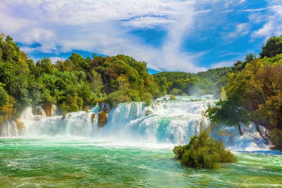 From Split & Trogir: Krka Waterfalls and Primošten - Following the water at Krka National Park