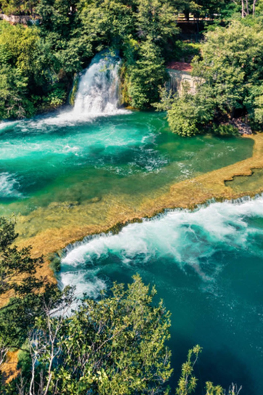 From Trogir, Seget & Okrug: Krka Waterfalls & Swimming - Three hours around Skradinski buk
