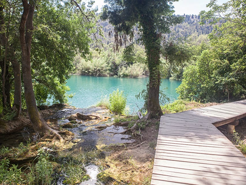 From Trogir, Seget & Okrug: Krka Waterfalls & Swimming - Two hours in old Skradin