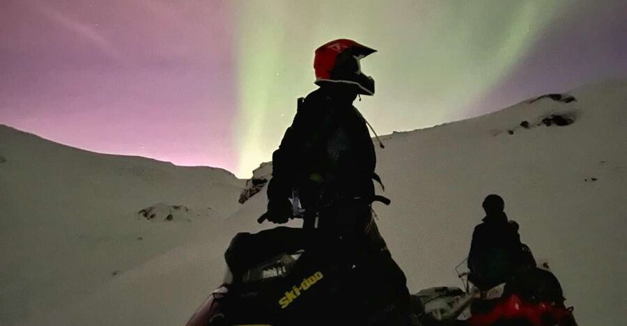 From Tromso: Arctic Wilderness Snowmobile Evening Tour - Getting dressed for Arctic night driving