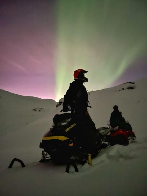 From Tromso: Arctic Wilderness Snowmobile Evening Tour - Dinner in a North Norwegian setting