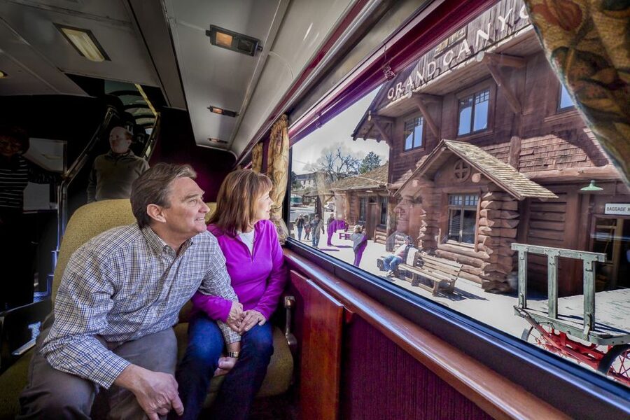 From Williams: Grand Canyon Railway Round-Trip Train Ticket - Why take the train instead of driving