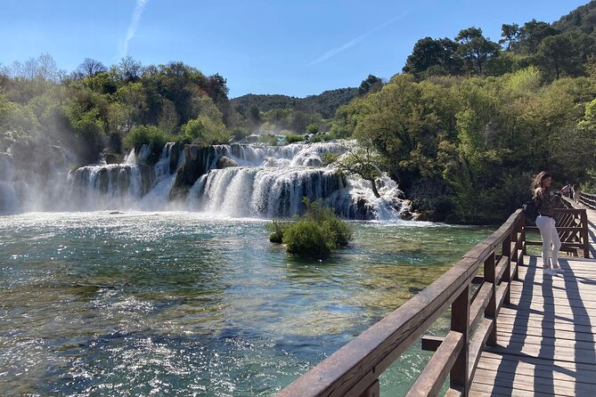 From Zadar Day Tour, Krka Waterfalls, Skradin Cruise, Swimming - The boat from Skradin to Krka