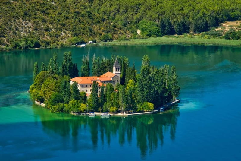 From Zadar: Krka Waterfalls AFTERNOON Tour -TICKETS INCLUDED - Ninety minutes in Skradin for lunch and swimming